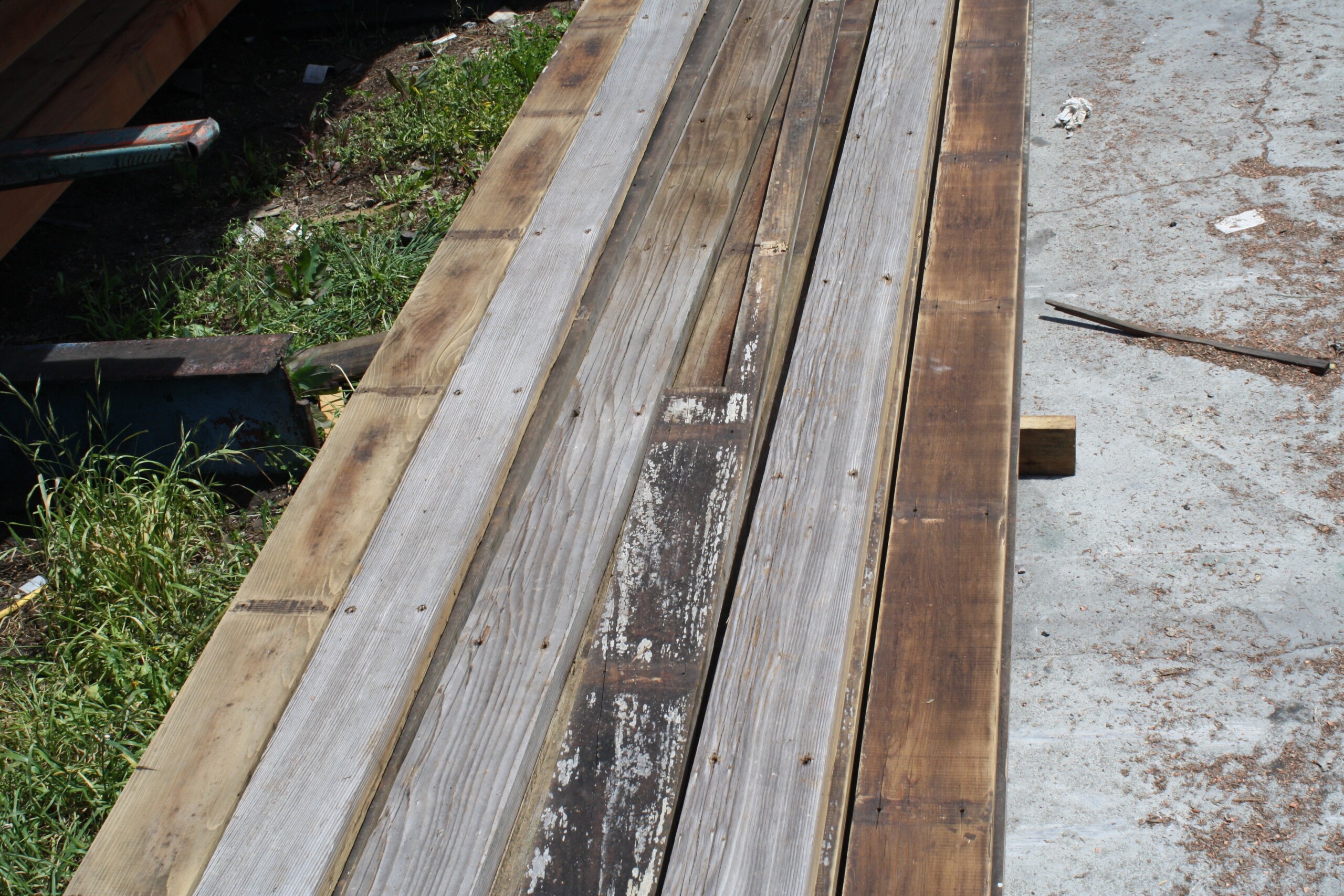 Reclaimed Redwood Decking