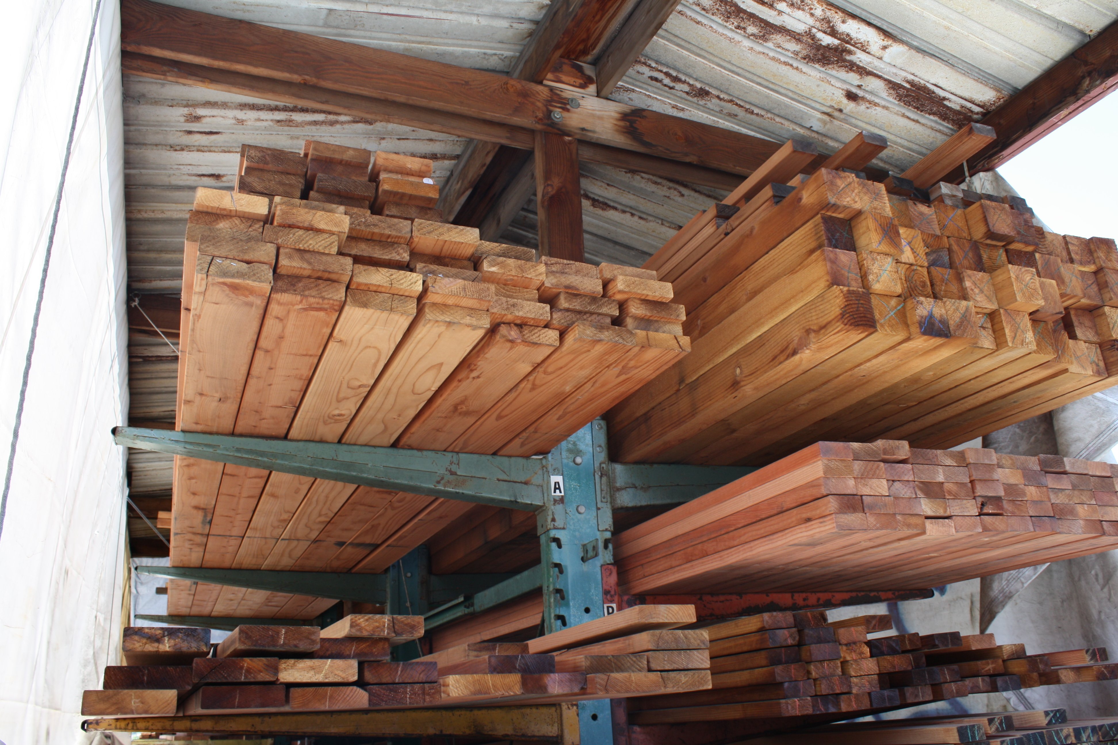Surfaced Redwood Lumber