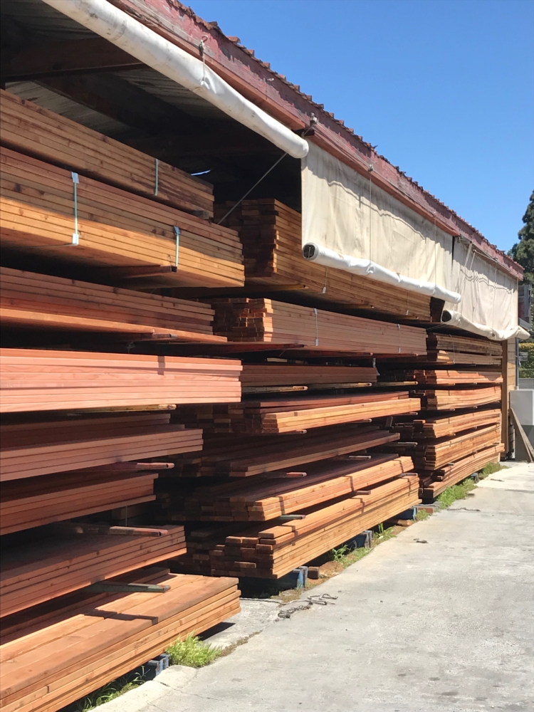 2X6 Redwood Decking Lumber All Heart