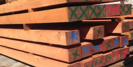 All heart Redwood Beams and Timbers