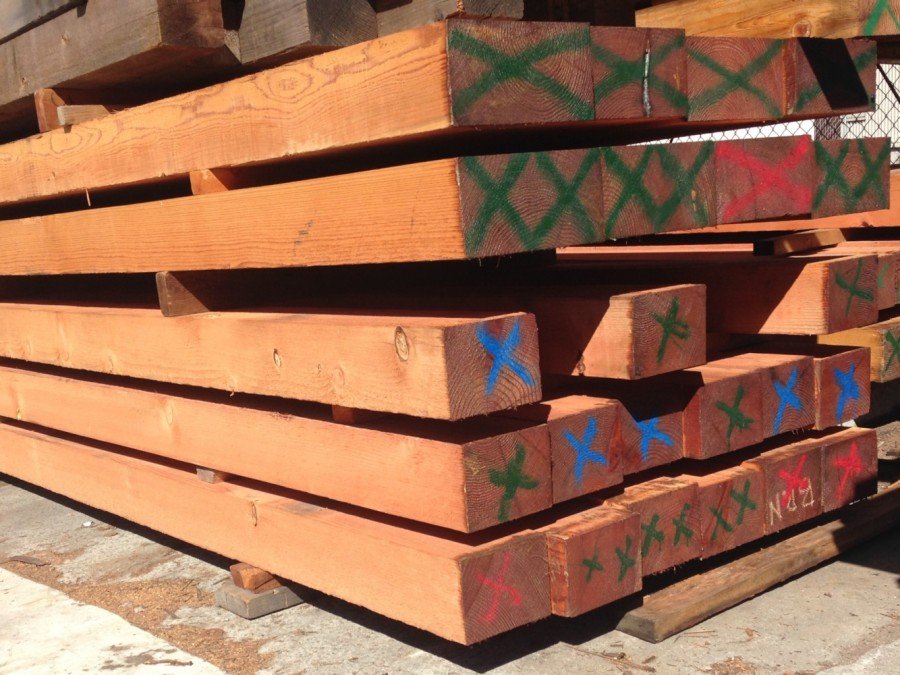 All heart Redwood Beams and Timbers