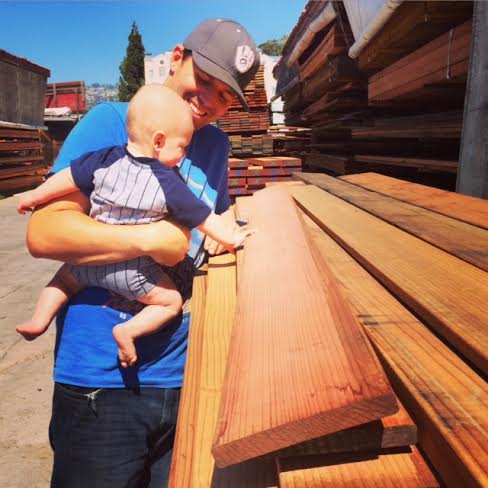 Dry Redwood Lumber