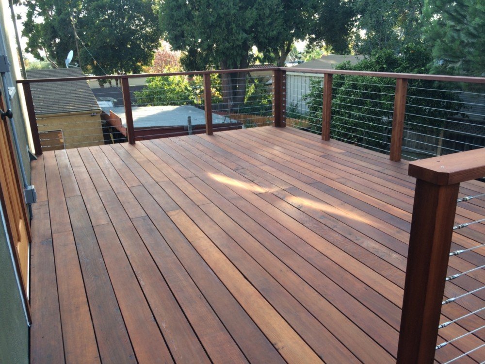 All heart 2x6 redwood decking