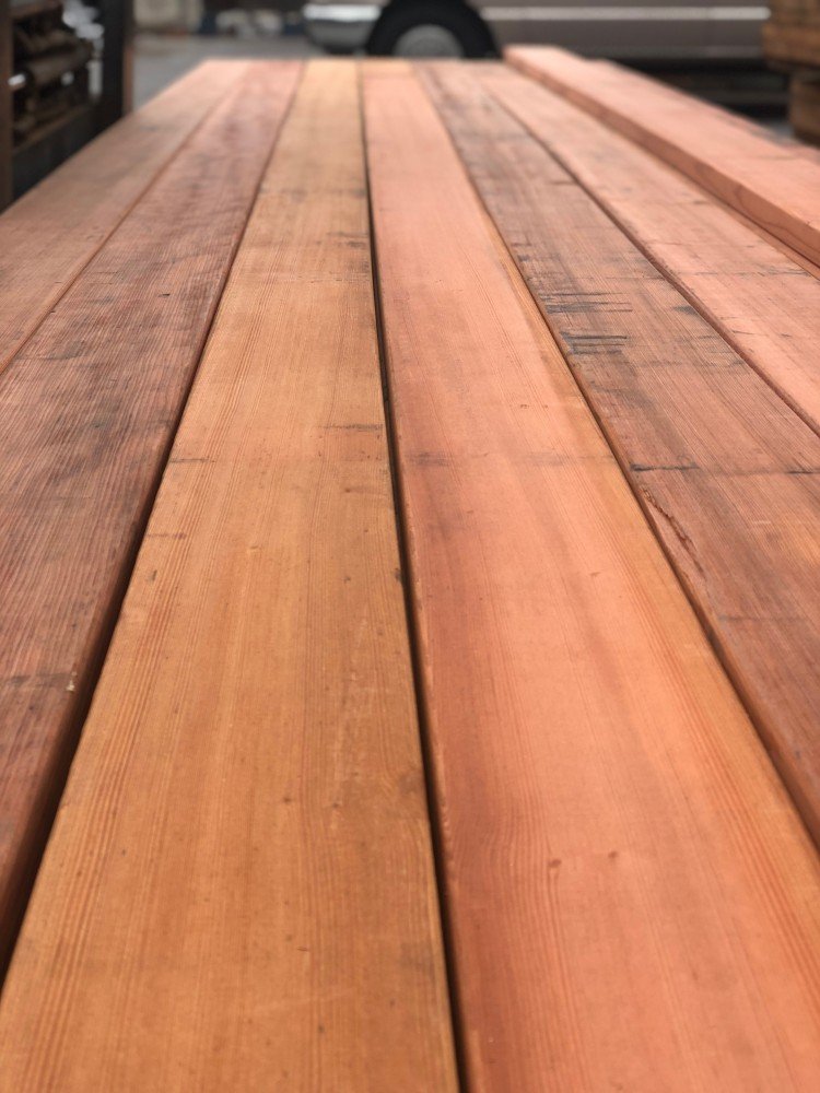 Rough Redwood Lumber