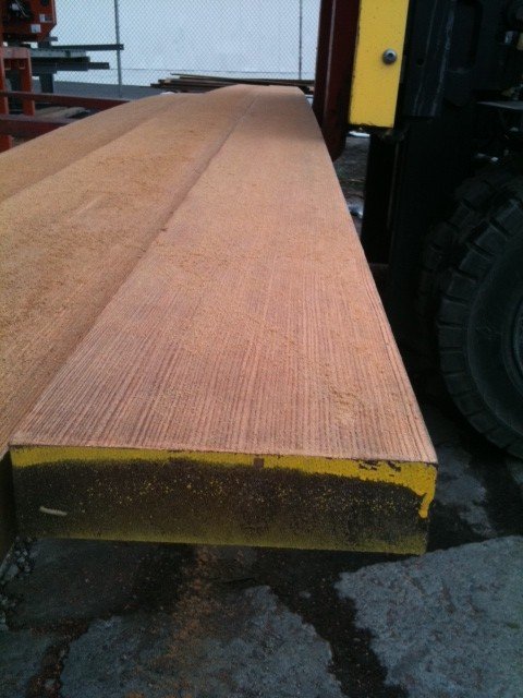 Dense VG Redwood lumber