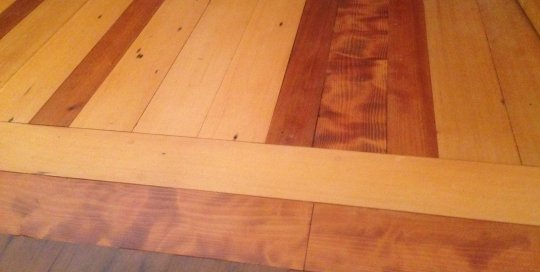 Reclaimed Redwood Floor