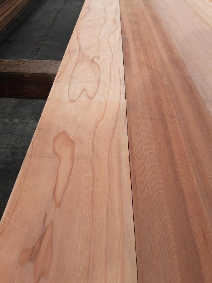 Surfaced Clear All Heart Redwood Lumber
