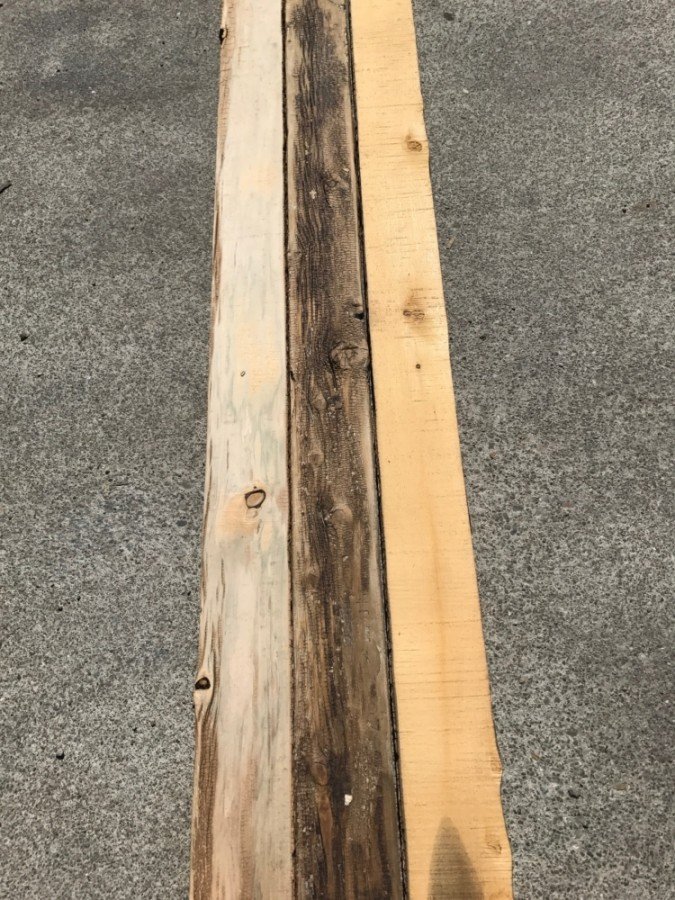 Milled Reclaimed Cedar Lumber