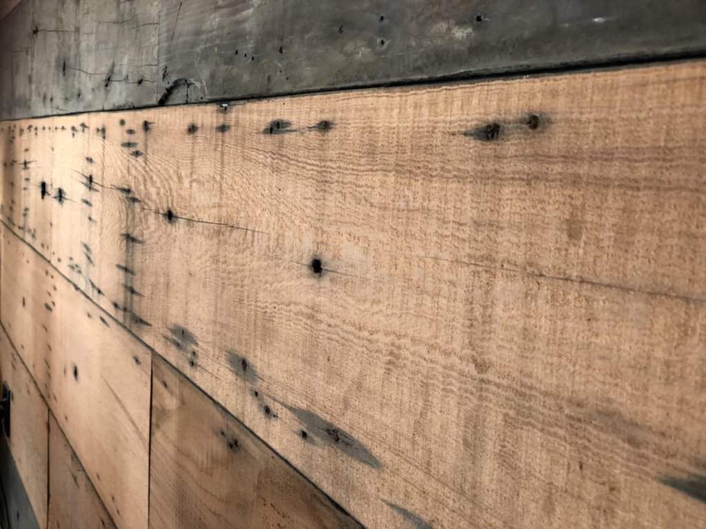 reclaimedbaybridgeredwoodinstall The Lumber Baron Redwood Lumber, Western Red Cedar Lumber