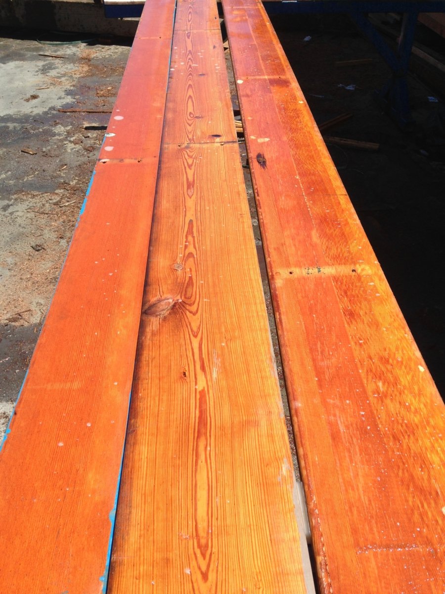 reclaimed gymnasium lumber