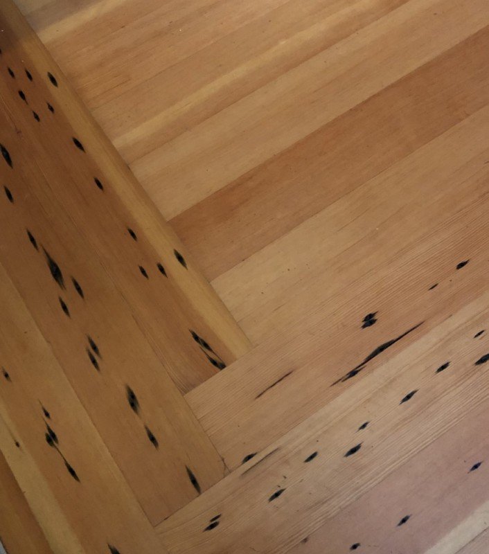 reclaimed Douglas fir flooring