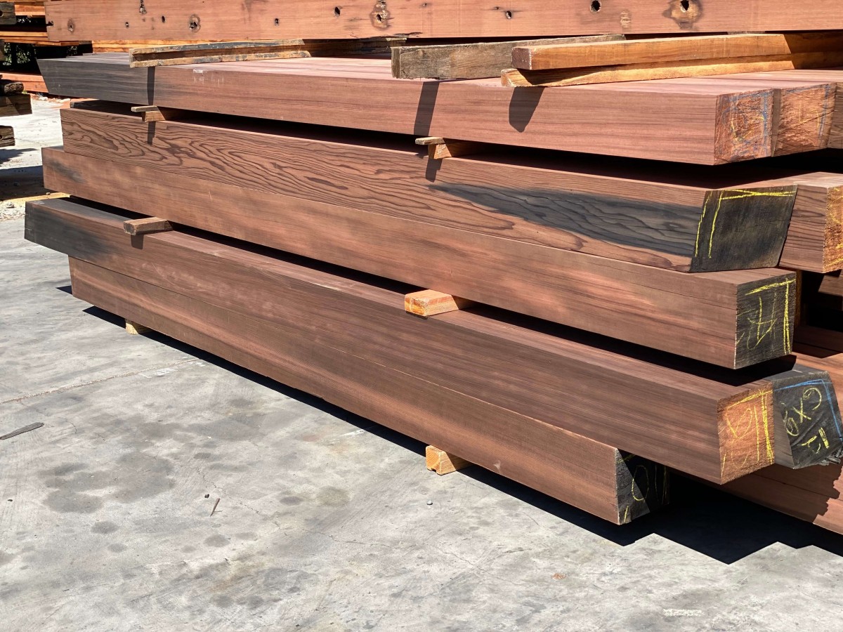 Milled Reclaimed Redwood Lumber - The Lumber Baron | Redwood Lumber ...