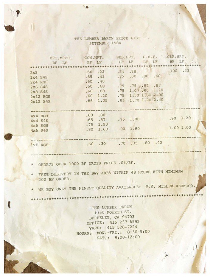 About The Lumber Baron Redwood Lumber, Western Red Cedar Lumber and