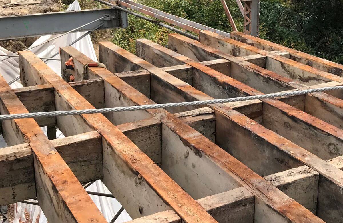 Reclaimed Redwood Bridge Timbers