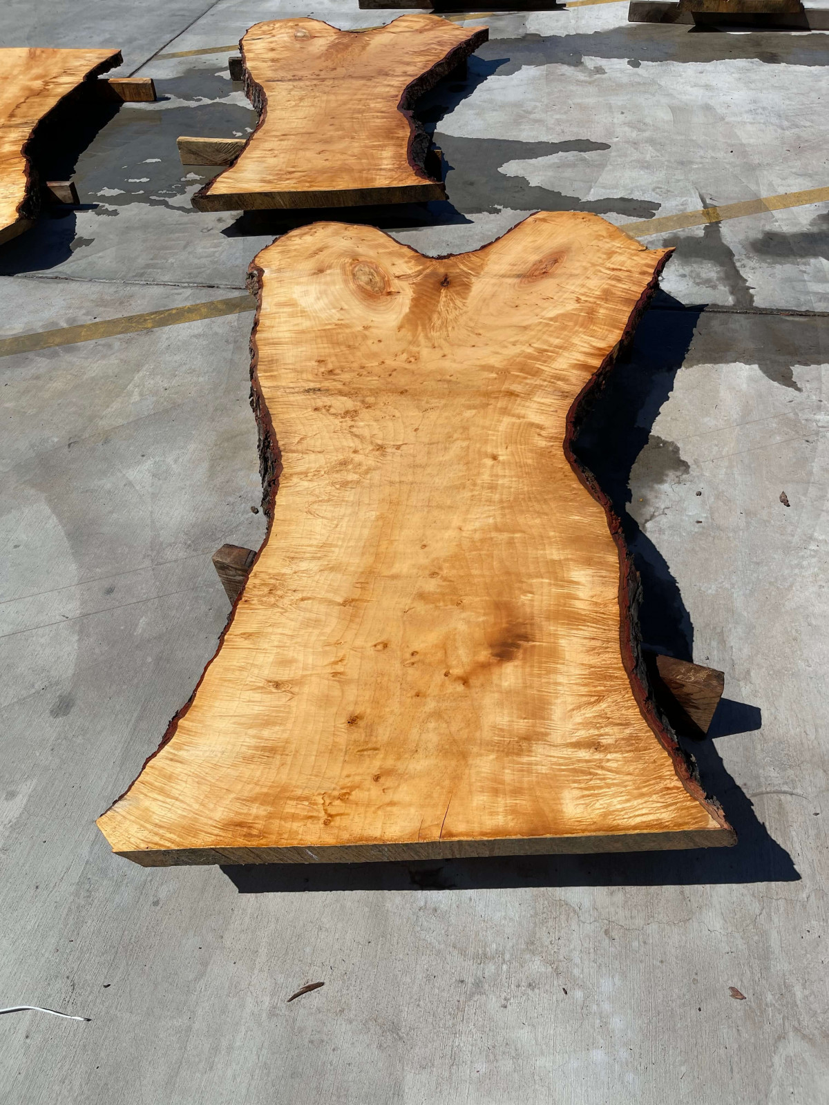 Curly Maple Slabs The Lumber Baron Redwood Lumber, Western Red
